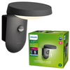 Gartenleuchte LED Wandleuchte TYLA IR myGarden 9W 4000K IP44 mit Bewegungs- und Dämmerungssensor Anthrazit PHILIPS