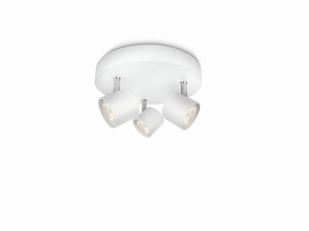 LED STAR Deckenleuchte 3x 4.5W 2700K Dimmbar Reflektor Leuchte Beweglich Weiß Rund PHILIPS