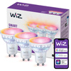 LED Lampen 3x GU10 PAR16 4.7W = 50W 2200-6500K + RGB SMART WiFi/Bluetooth WiZ
