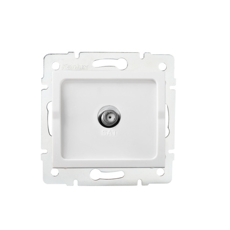 F-Antennensteckdose weiß LOGI KANLUX