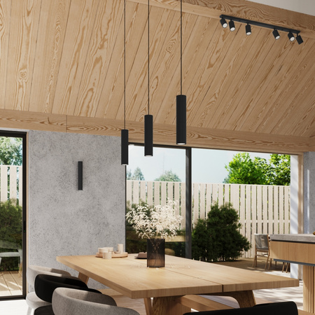 Decke Hängelampe Tuba Spot 3x GU10 Schwarz Carbon Deep Space SL.1576 Sollux