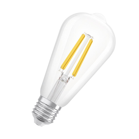 LED Lampen ST64 E27 3.8W = 60W 806lm 3000K Warmweiß FILAMENT LEDVANCE