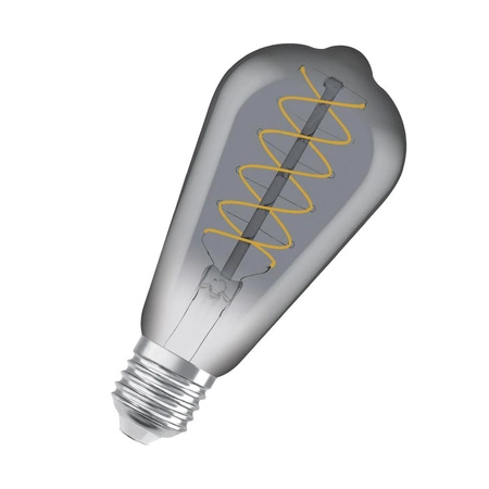 Dekorative LED-Glühbirne ST64 Edison E27 7.8W = 30W 360lm 1800K Warm 320° Smoke Filament Dimmbar Vintage 1906 Osram