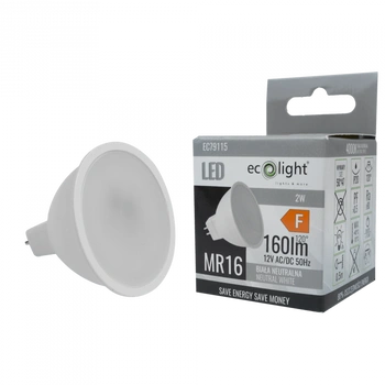 LED-Reflektor MR16 GU5.3 2W 160lm 4000K neutralweiß 12V Ecolight