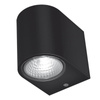 Garten-Wandleuchte Outdoor LED-Fassadenleuchte 3W 270lm 2700k Warm Black PELLE Videx
