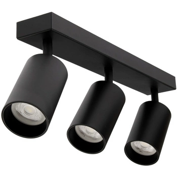 Deckenleuchte 3xGU10 SPOT LED-Lampe QUALIS III Schwarz