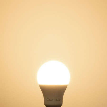 6x LED Lampen E27, Glühbirne A60 10W = 75W 1055lm 260° 3000K warm LUMILED