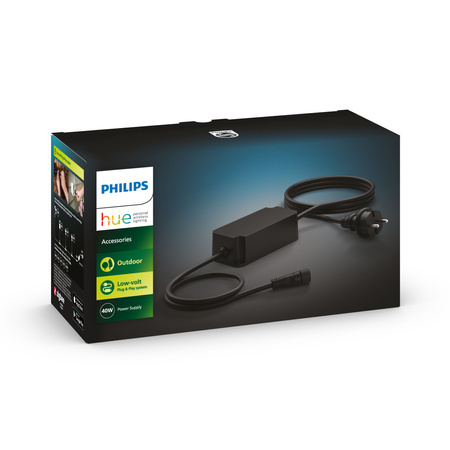Niederspannungsnetzteil für den Außenbereich 40W IP67 Schwarz PHILIPS HUE