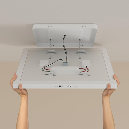 LED-Panel Deckenanbauleuchte 60x60 cm 67W 4850lm IP20 Weiß und Farbe Ambiance RGB + TW Weiß Smart SMART Zigbee Bluetooth Datura Philips HUE