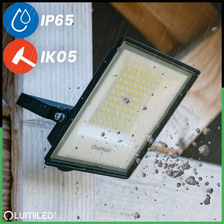 LED-Flutlicht im Freien BRIGHT Wasserdicht 50W 5500lm 4000K IP65 LUMILED