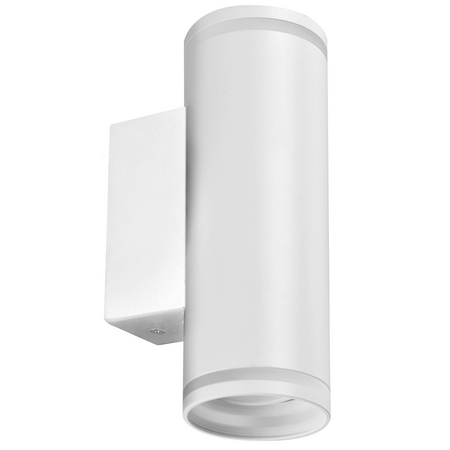 Wandleuchte Außenfassadenleuchte 2 x GU10 Weiß PARIS Sanico Goldlux