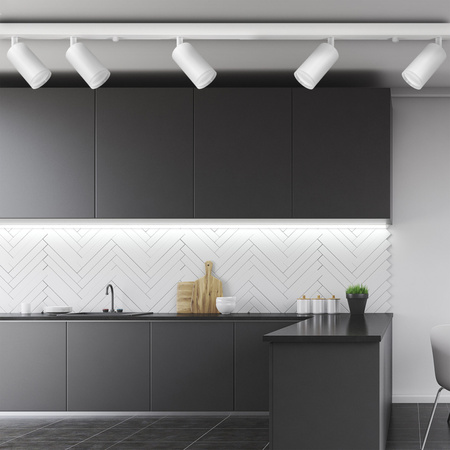 Wand- und Deckenstrahler Leuchte 6x GU10 Weiß LONDON Sanico Goldlux