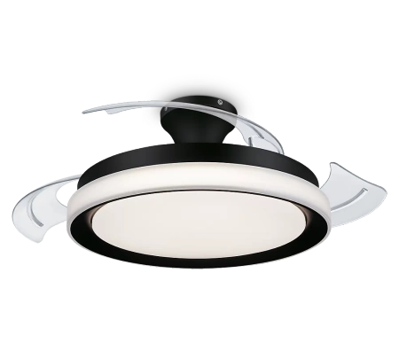 LED-Deckenleuchte Plafond 28+35W 4500lm 2700-5500K Schwarz Bliss Philips