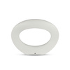LED-Wandleuchte 10W 4000K IP65 Ovalweiß VT-811 V-TAC