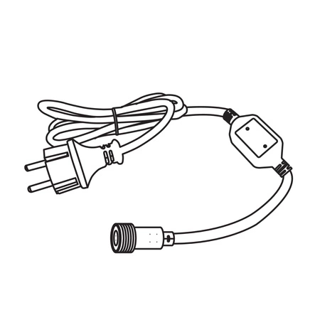 Anschlusskabel mit Stromversorgung für Lichtschläuche 230V IP65 GIVRO Kanlux