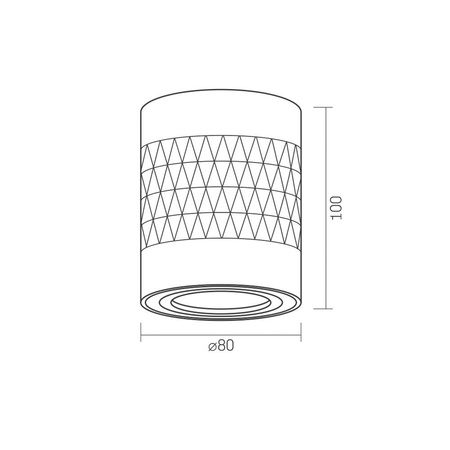SPOT Anbauleuchte 1x GU10 Beweglich Schwarz STANLEY Videx