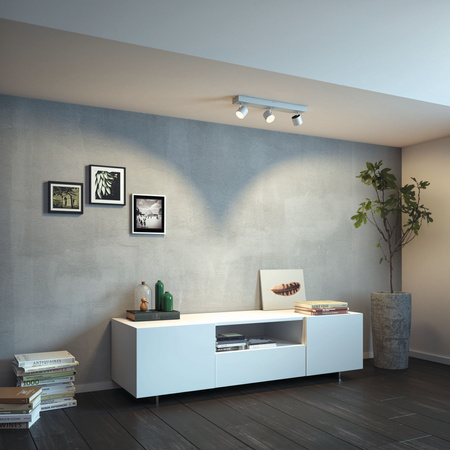 LED STAR Deckenleuchte 3x 4.5W 2700K Dimmbarer Reflektor Leuchte Beweglich Weiß PHILIPS