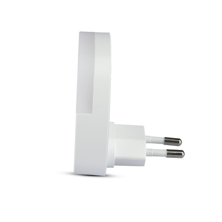 Orientierungslampe LED-Nachtlampe 0,45W 4000 K mit Dämmerungssensor Quadratisch weiß Samsung Chip VT-82 V-TAC