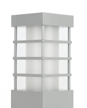 Außenstehende Gartenleuchte POST RADO II 2 AL E27 50cm Su-Ma