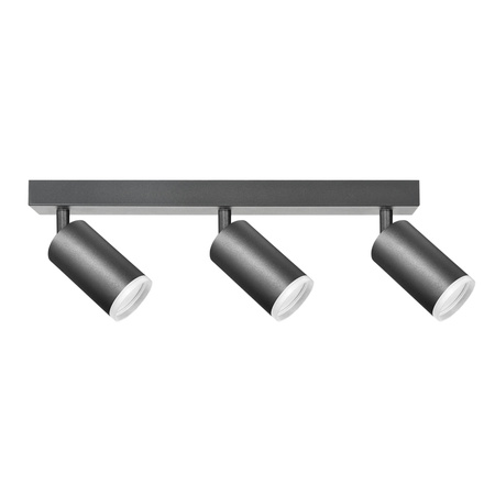 Wand- und Deckenstrahler Leuchte 3x GU10 Schwarz LONDON Sanico Goldlux