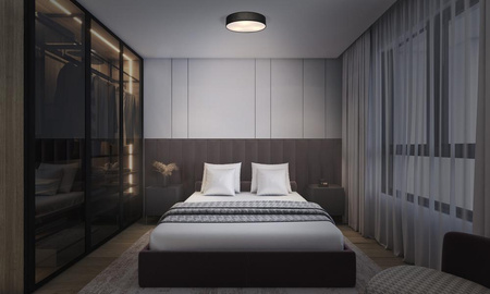 Plafond-Deckenleuchte E27 Schwarz 48cm Orbis Ledvance