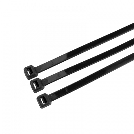 Kabelbinder 7,6x500 mm Schwarz UV TRACKS Zipper Ties OK-76500B .MORE 50 pcs.