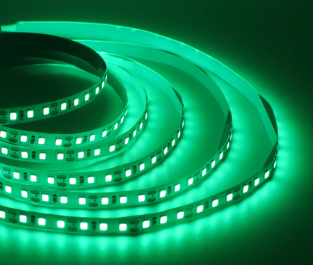 LED-Streifen 12V 24W 300LED Grün 8mm 5m ECOLIGHT
