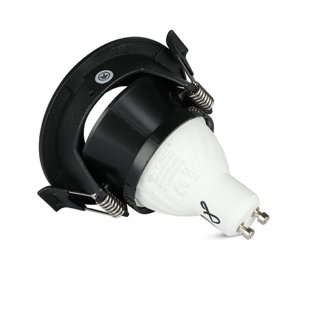 Deckeneinbauleuchte GU10 Öse rund Weiß/Roségold VT-873 V-TAC