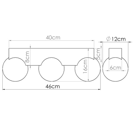 Deckenleuchte 3x G9 Naturholz BULBO Peach Puff SL.1684 Sollux