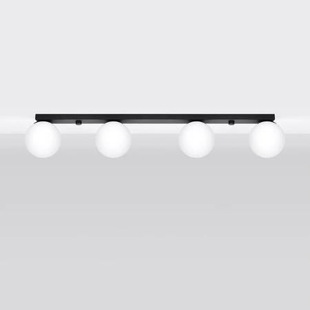 YOLI 4 4xG9 Schwarz Modern SOLLUX Deckenleuchte