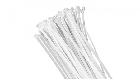 Kabelbinder 7,6x750 mm Weiß TRACKS Zipper Ties OK-76750W .MORE 50 Stk.
