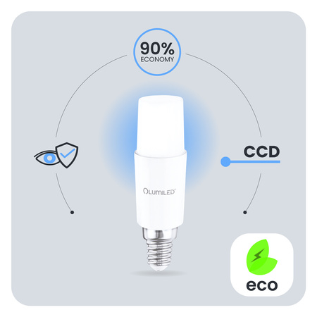 Lampen E14, Glühbirne 10W = 75W 1055lm 4000K neutral Stick LUMILED