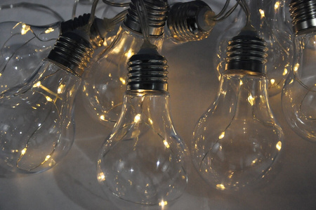 Lichterkette für den Außenbereich Gartengirlande 20 LEDs 2700 K