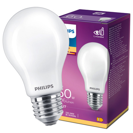 LED-Lampe E27 A60 7W = 60W 806lm 2700K Warm 300° PHILIPS