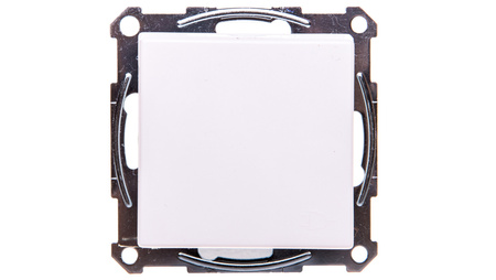 Merten Systemm Einzelsteckdose Schuko 16A IP20 mit Shutter und Abdeckung weiß MTN2310-0325