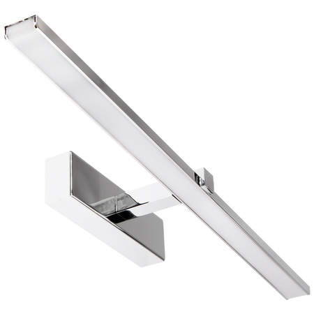 LED-Spiegelleuchte 12W, Badezimmer-Wandleuchte 840lm Chrom neutral 60cm VENUS LUMILED