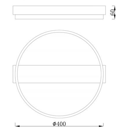 Runde Deckenleuchte PLAFON LED-Kronleuchter 33W 3000K-6500K schwarz + Fernbedienung