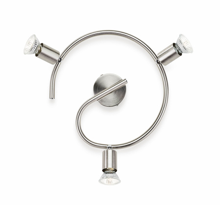 Deckenleuchte LIMBALI 3x GU10 Wandleuchte Reflektor beweglich Satin PHILIPS