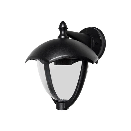 Gartenlampe Wandleuchte E27 Milchschwarzer Schirm VT-731 V-TAC