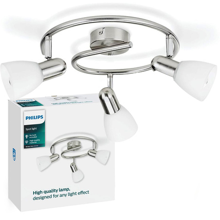 BURLAP Deckenleuchte 3x E14 Wandleuchte Reflektor fest PHILIPS