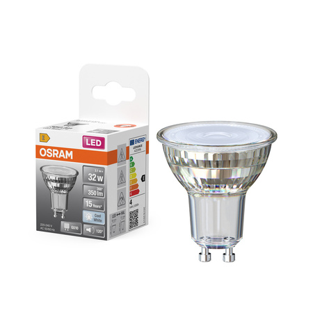 LED PAR16 Reflektor GU10 3.7W = 50W 350lm 6500K Kalt 36° STAR CLASSIC Osram
