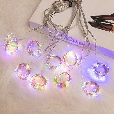 LED-Vorhang USB 5V 300xLED auf Fernbedienung RGB LVT