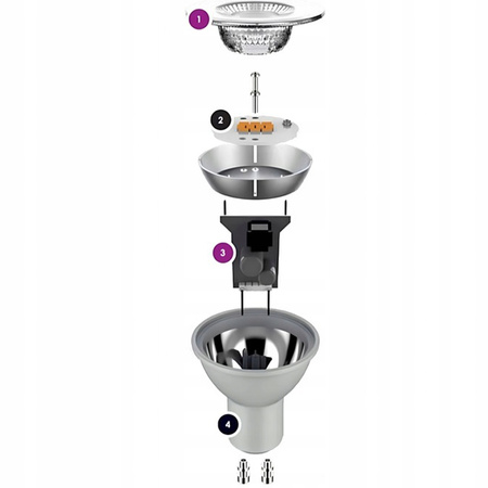 IQ-Glühbirne - LED GU10 4,5W 355lm 4000K Neutral 110° KANLUX