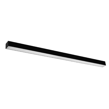 LED PINNE 31W 4000K Lineare Wandleuchte 117cm Schwarz SOLLUX