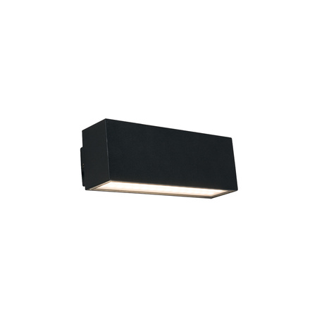 Gartenlampe Wandleuchte UNIT LED 9122 IP54 2x5W 3000K Schwarz Nowodvorski