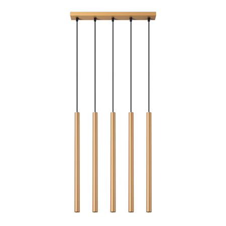 PASTELO 5L 5xG9 Gold Moderne Deckenhängeleuchte SOLLUX