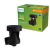 Gartenwandlampe Solar Outdoor Fassade LED 1.8W 200lm 2700K mit Dämmerungssensor Schwarz Avery Philips