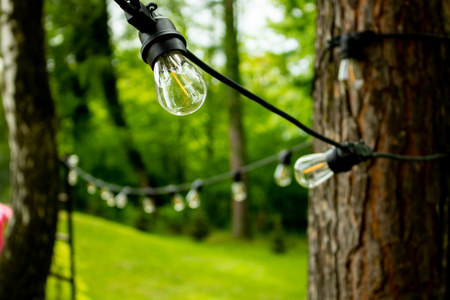 Lichterkette für den Außenbereich Gartengirlande 20 m 20 xE27 LED 1,3 W