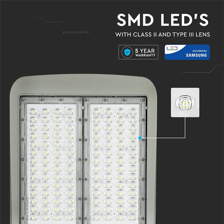 LED-Straßenlampe 100W 5700 K dimmbar SAMSUNG CHIP VT-102ST V-TAC