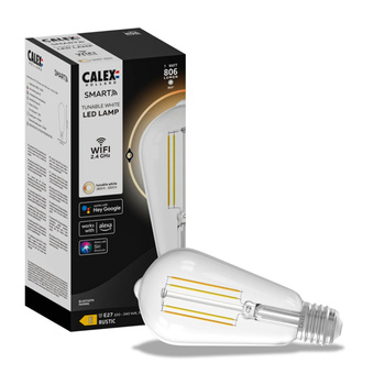 LED Lampen E27 ST64 Edison SMART WiFi 7W 806lm TUYA Filament CALEX